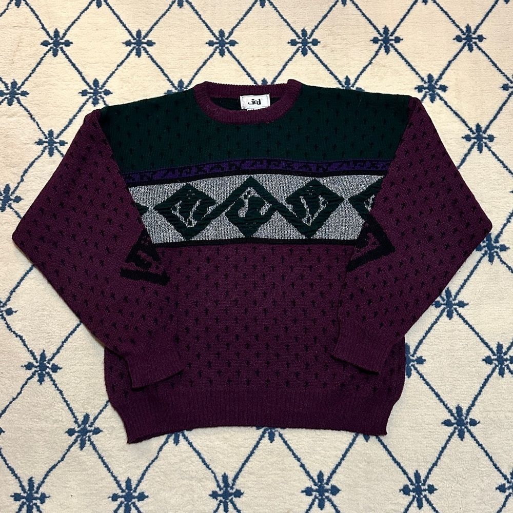 Jed Vintage 90s Wool Blend Crewneck Sweater